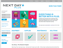 Tablet Screenshot of nextdayplus.com